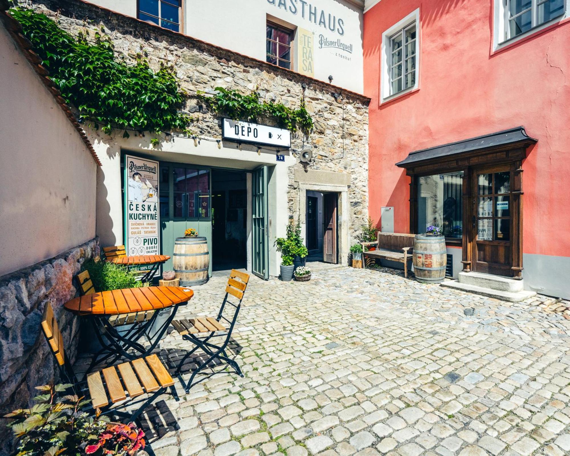 Hotel Latran Český Krumlov Exteriör bild
